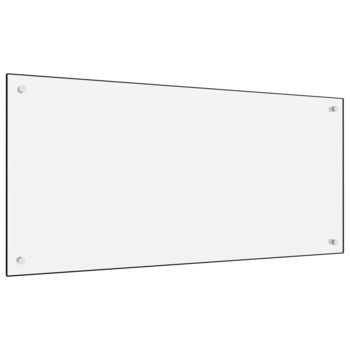 Panou antistropi pentru bucatarie, vidaXL, Sticla securizata, 120 x 60 cm, Alb Panou antistropi pentru bucatarie, vidaXL, Sticla securizata, 120 x 60 cm, Alb