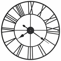 ceas de perete vintage vidaxl metal 80 cm negru imagen 36_0_
0