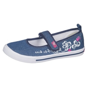 Pantofi din panza pentru fete American Club 595/17A, Albastru 35 EU Pantofi din panza pentru fete American Club 595/17A, Albastru 35 EU