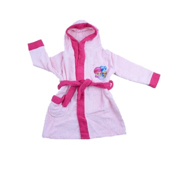 Halat de baie pentru fete Setino Shimmer & Shine 840-312, Roz, 98-104 cm Halat de baie pentru fete Setino Shimmer & Shine 840-312, Roz, 98-104 cm