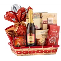 cos elegant best image cuvee excellance cu spumant praline fine lindt tableta de ciocolata ambalat intr-un cos cadou cadoul contine 10 articole imagen 15_0_
0