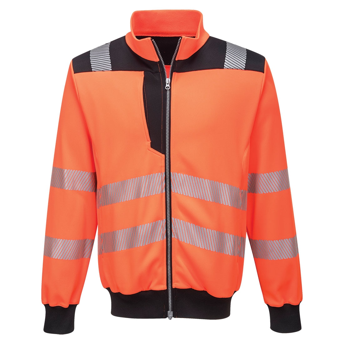 Bluza PW3 HiVis, PW370OBRM, culoarea Portocaliu/Negru, marimea M