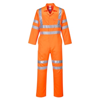 Salopeta Hi-Vis de bumbac RIS, RT42ORRS, culoarea Portocaliu, marimea S Salopeta Hi-Vis de bumbac RIS, RT42ORRS, culoarea Portocaliu, marimea S
