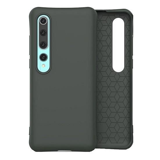 Husa Silicon Xiaomi Mi 10,Mi 10 Pro - iberry Color Soft Verde Inchis