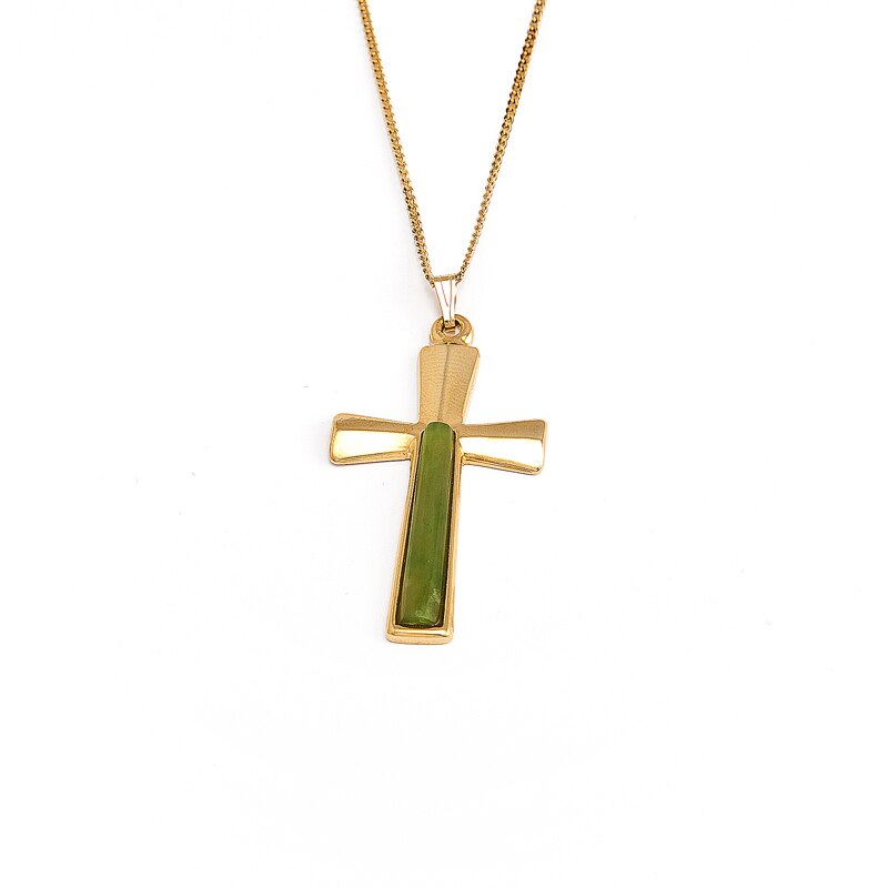 Pandantic Ariki cu piatra naturala Jad Nefrit GO413