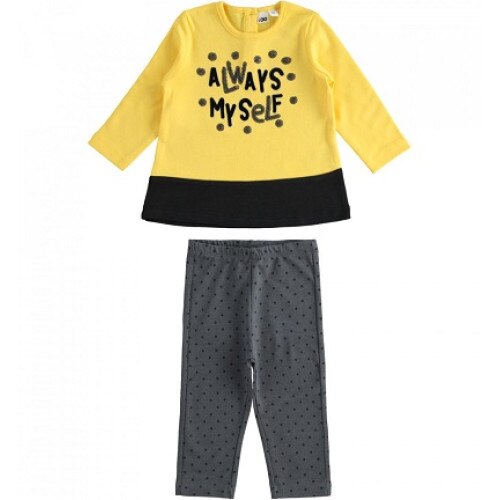 Compleu fete, Ido, galben cu negru