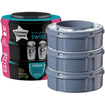 Rezerve Tommee Tippee Twist And Click, 3 buc Rezerve Tommee Tippee Twist And Click, 3 buc