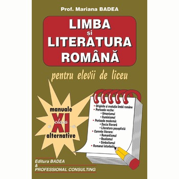 Limba si literatura romana cl a XI-a Limba si literatura romana cl a XI-a