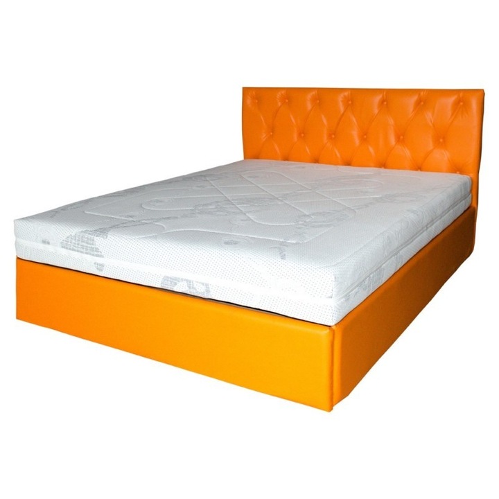 Saltea SATURN Memory Plus Saltsib, 140x200x20 cm, spuma poliuretanica, husa detasabila, fermitate medie spre tare