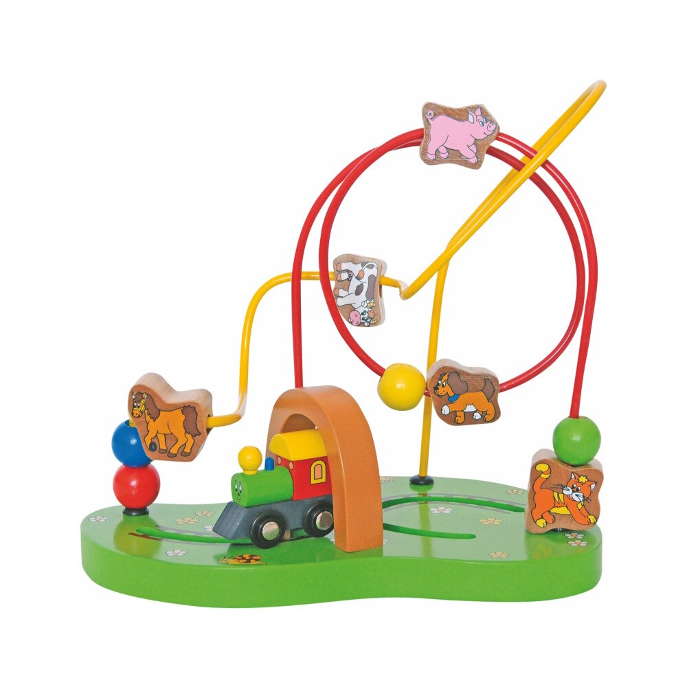 Joc indemanare Woody, Labirint Happy Engine, Lemn