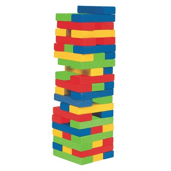 Joc indemanare Woody, Turnul colorat, Lemn Joc indemanare Woody, Turnul colorat, Lemn