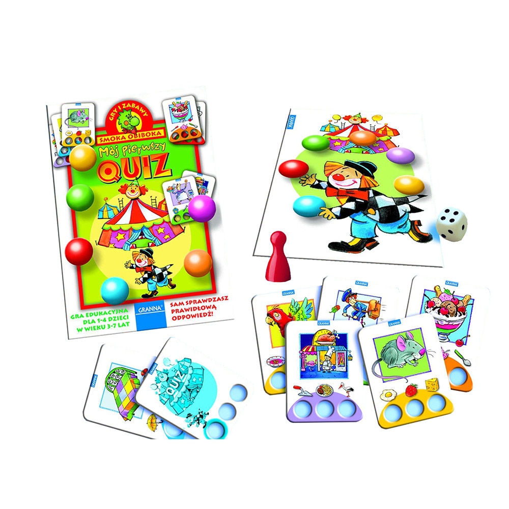 Joc educativ Granna, Primul meu test, Carton