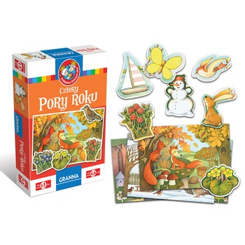 Joc educativ Granna, Anotimpuri ale anului, Carton Joc educativ Granna, Anotimpuri ale anului, Carton