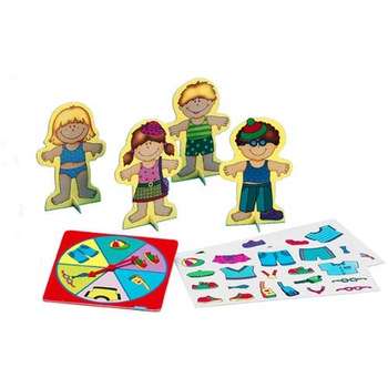 Joc educativ Granna, Imbracam papusa, Carton Joc educativ Granna, Imbracam papusa, Carton