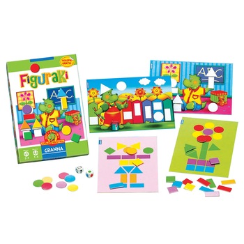Joc educativ Granna, Forme geometrice, Carton Joc educativ Granna, Forme geometrice, Carton