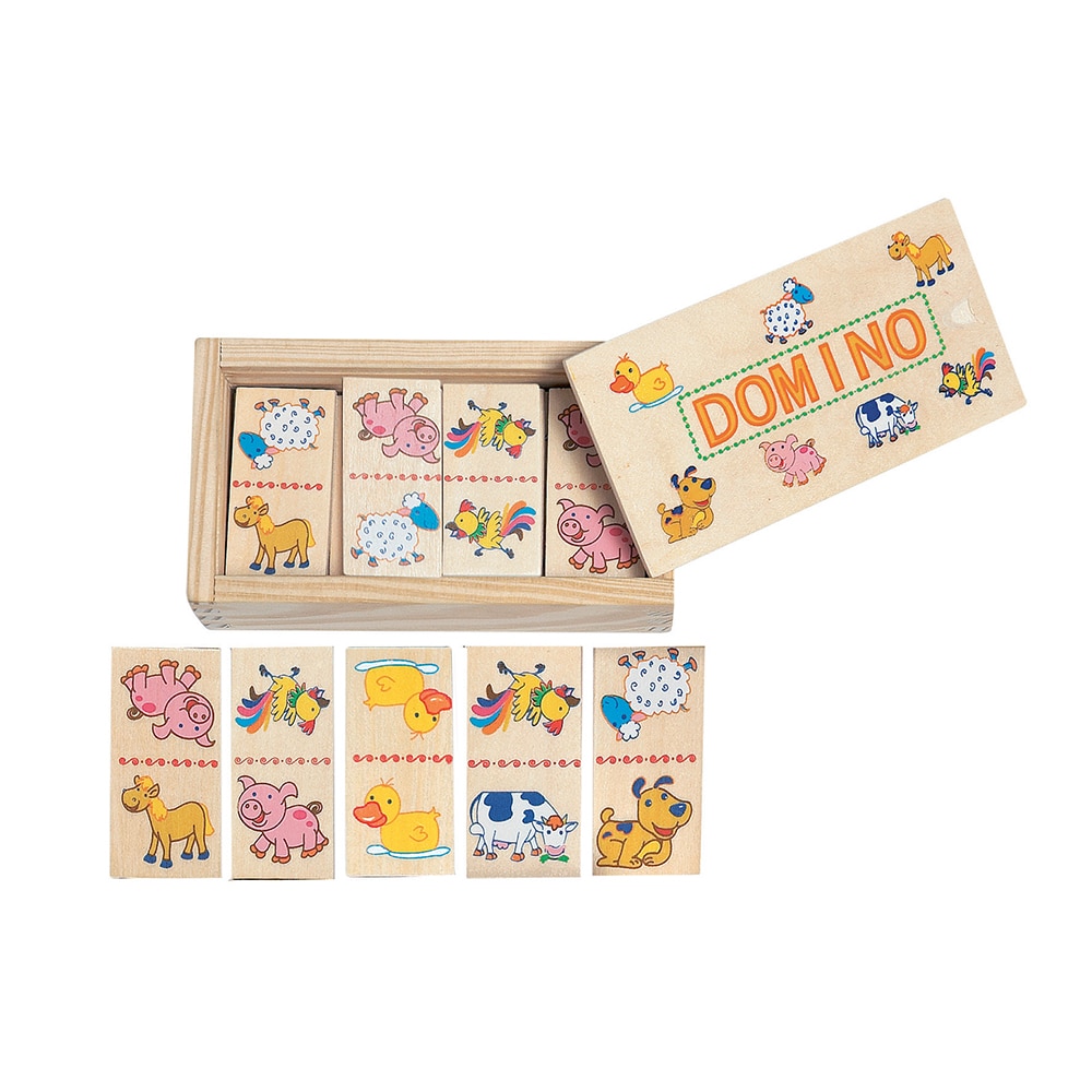 Joc domino Woody, Minidomino, Lemn