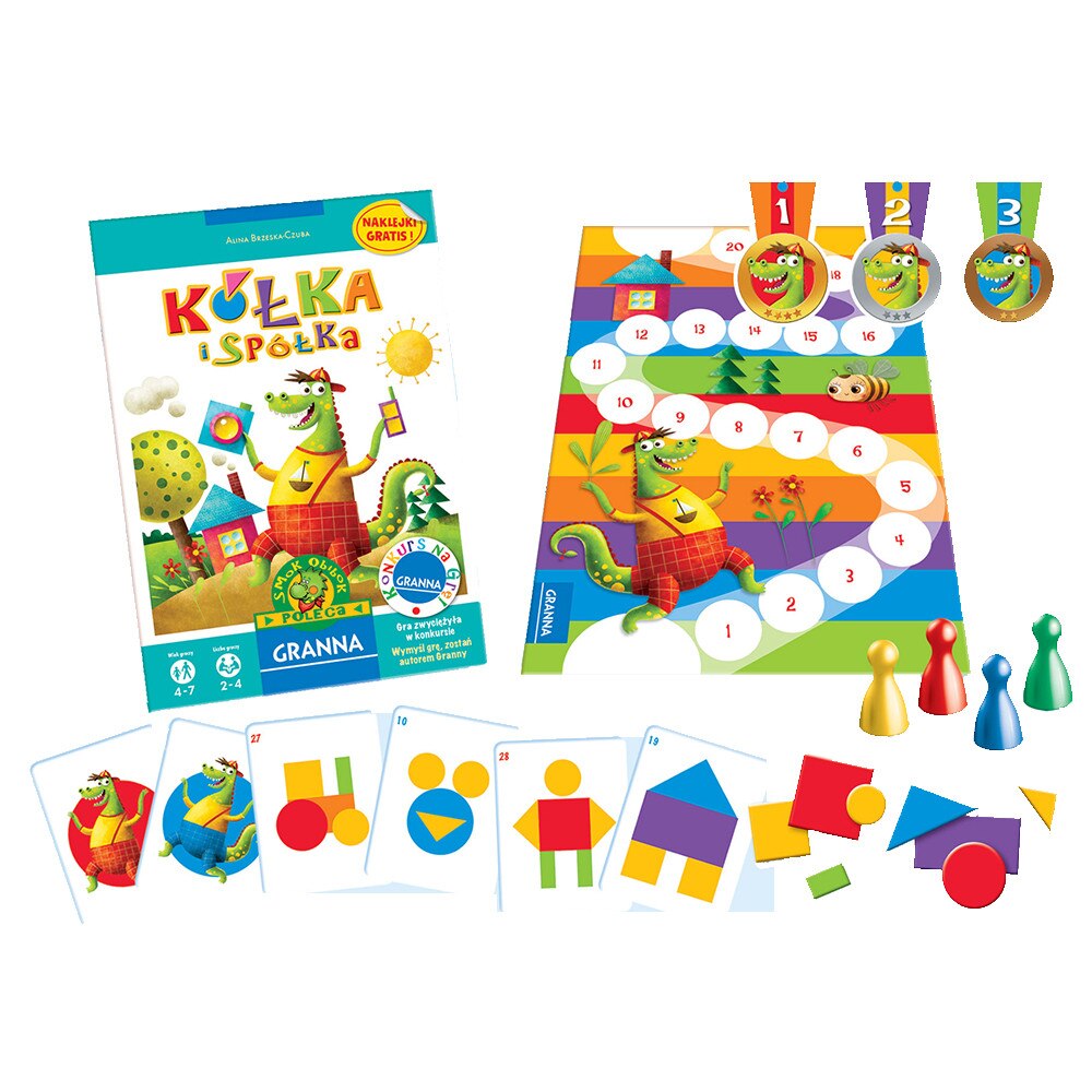 Joc educativ Granna, Cercurile si compania, Carton