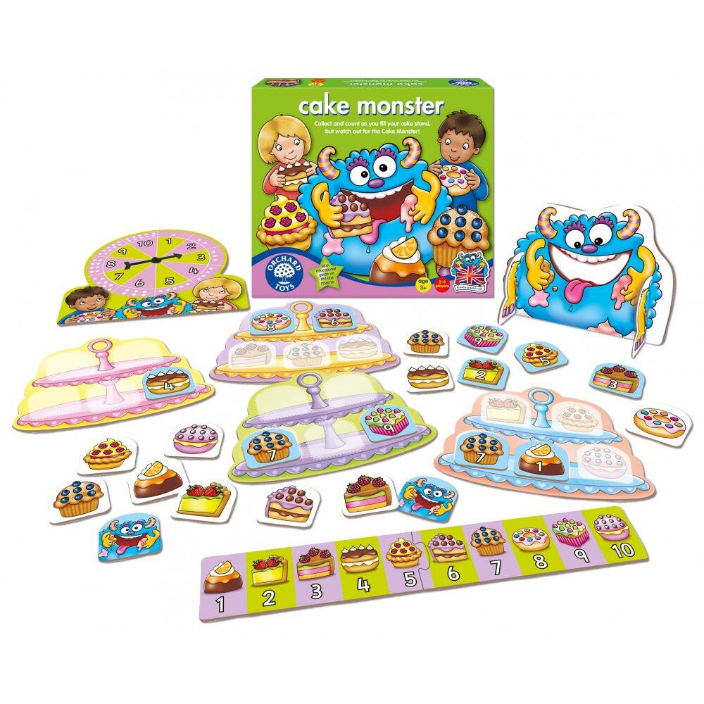 Joc educativ, Orchard, Monstrul prajiturelelor, Carton