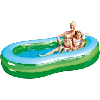 Piscina Happy People Gonflabila Jumbo 250 x 147 x 37 cm Piscina Happy People Gonflabila Jumbo 250 x 147 x 37 cm