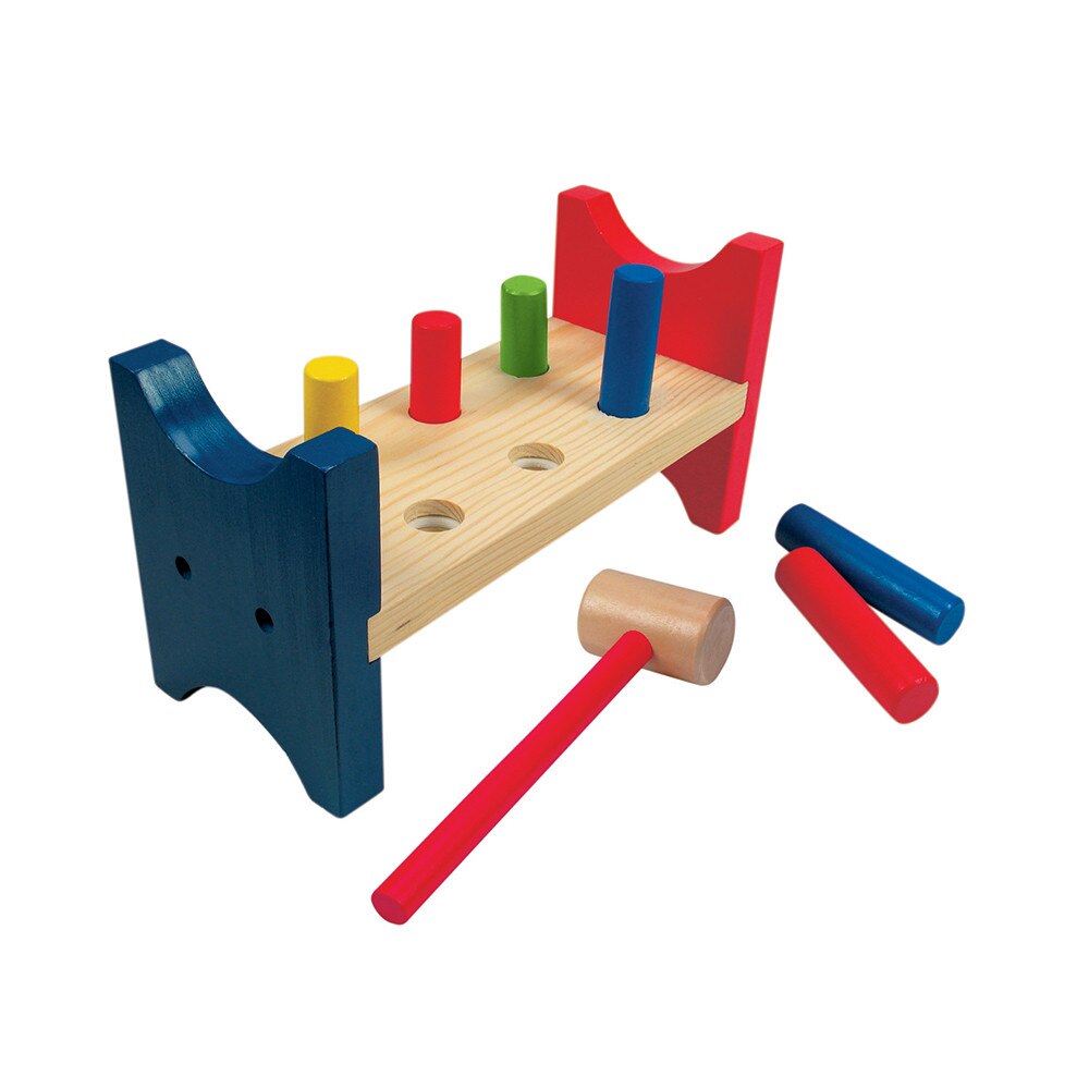 Suport cu cilindri si ciocan Woody, Lemn