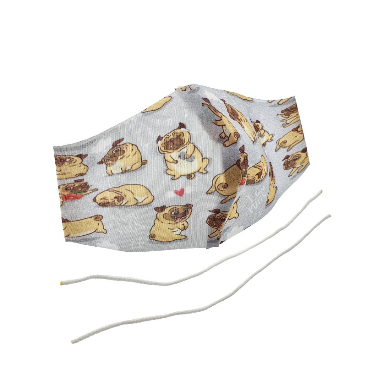 Masca fashion pentru copii, Omega Dogs 45499, 2 straturi, reglabila, 175 x 115 mm, reutilizabila