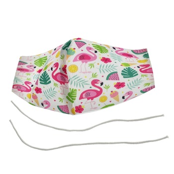 Masca fashion pentru copii, Omega Forest 45498, 2 straturi, reglabila, 175 x 115 mm, reutilizabila Masca fashion pentru copii, Omega Forest 45498, 2 straturi, reglabila, 175 x 115 mm, reutilizabila