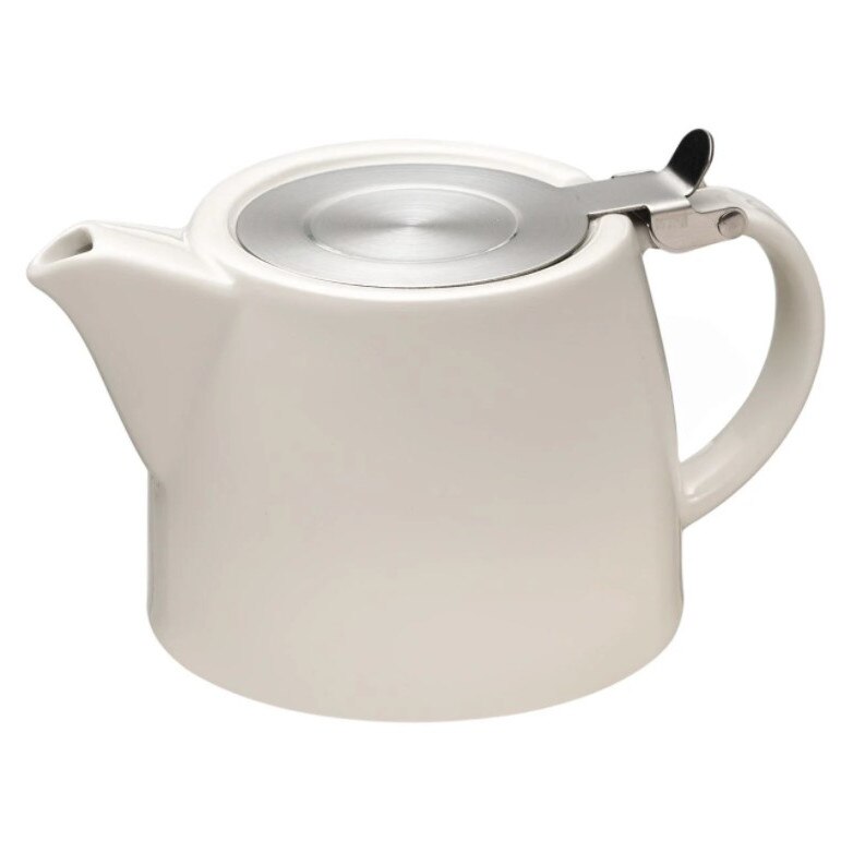 Ceainic din portela, Zola®, cu infuzor, alb, 510 ml