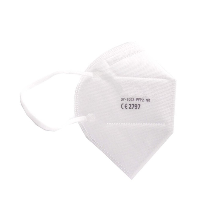 Masca profesionala KN95 FFP2 ambalata individual Cerificare Europeana - Buena Gente - Set 15 Bucati