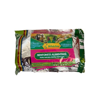 Bentonita alimentara pentru limpezirea vinului, Milfalchim - 0.2 Kg Bentonita alimentara pentru limpezirea vinului, Milfalchim - 0.2 Kg