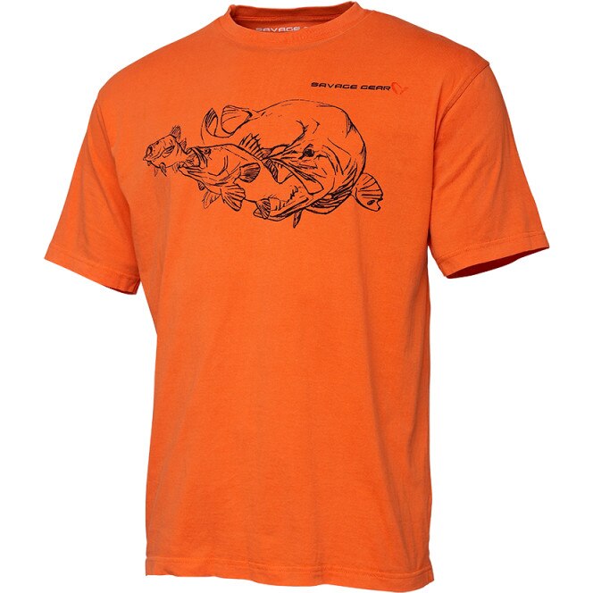 Tricou Savage Gear Cannibal Ink Orange