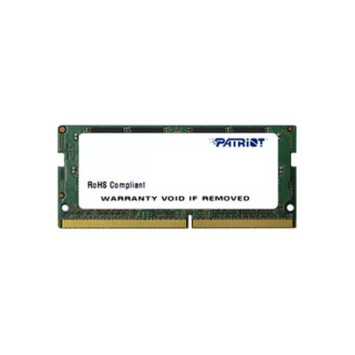 Memorie notebook Patriot, SODIMM, DDR4, 4GB, 2400MHz, CL16, 1.2V