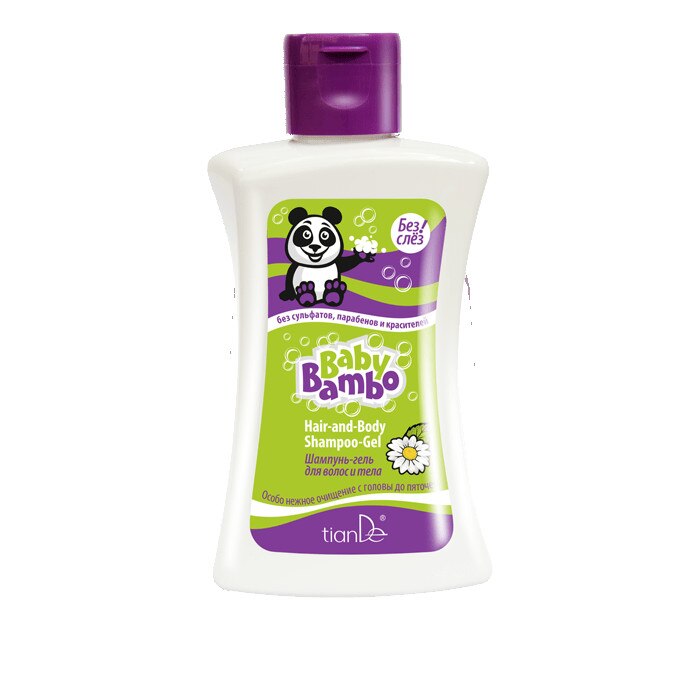 Sampon de copii pentru par si corp Baby Bambo, TianDe, 250 ml