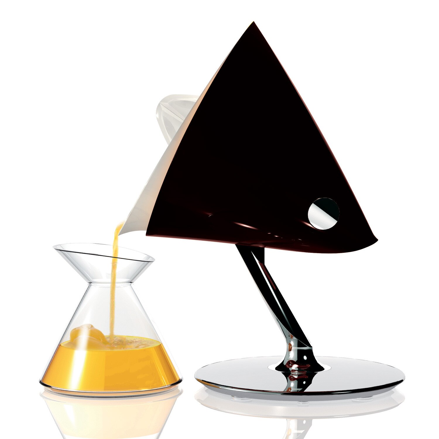Presa electrica pentru citrice Casa Bugatti, Vita Juicer, capacitate 0.6 l, doua dimensiuni conuri de stoarcere, motor lent pentru prezervarea aromelor, 90-95 RPM, finisaj mat, design modern, negru