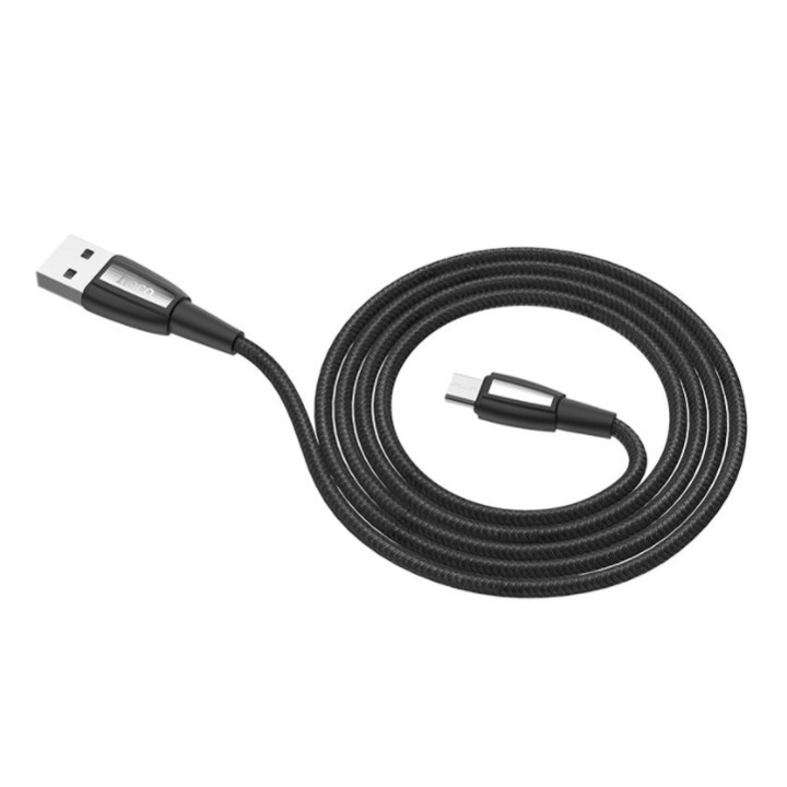 Зареждащ кабел Hoco Micro USB, X39, Бързо Зареждане, 2.4A, 1 м., Черен