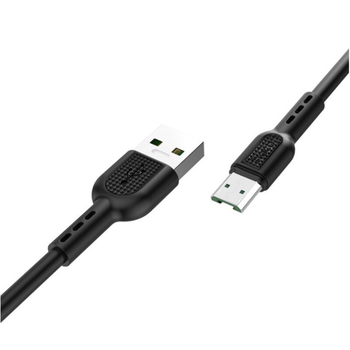 Hoco Micro USB töltőkábel Androidhoz, X33, Super Fast Charger, 4.0A, 1 m., Fekete