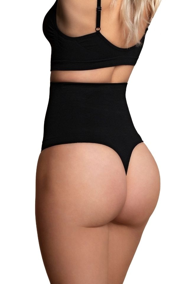 Chiloti modelatori tanga, cu burtiera - Promotie Chiloti modelatori tanga,  cu burtiera