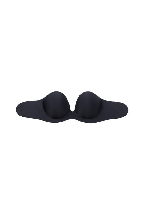 Sutien cu push up Bye Bra Gala, adeziv, reutilizabil, flexibil, Negru