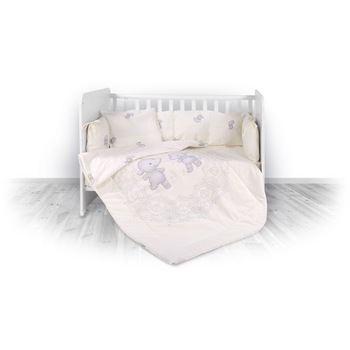 Set Lorelli Lenjerie Pat Bumbac Ranforce 7 Piese 2018, Happy Hipo Beige Set Lorelli Lenjerie Pat Bumbac Ranforce 7 Piese 2018, Happy Hipo Beige