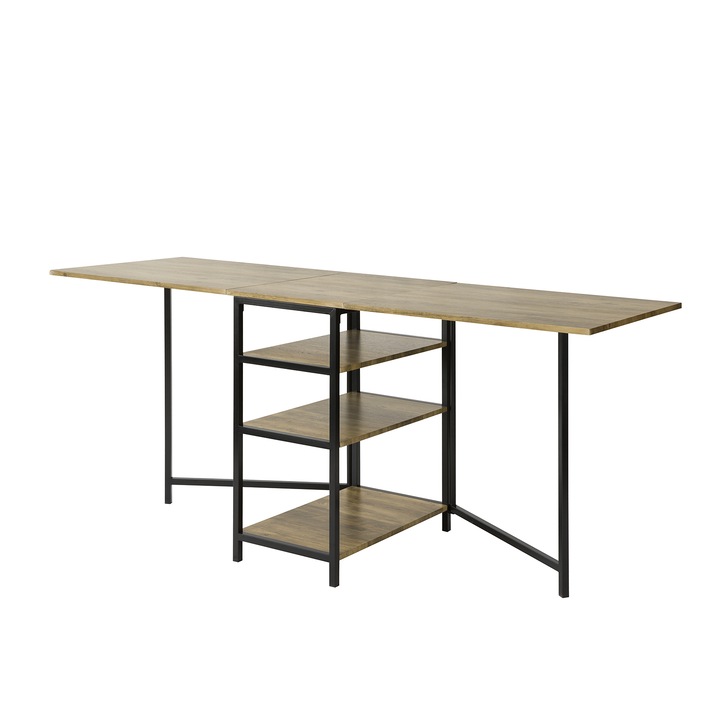 Разтегателна маса SoBuy, FWT62-N, натурална, 180 x 60 x 77 см