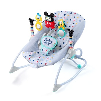 Balansoar Rocker cu jucarii si vibratii, transformabil in scaun, Mickey Takealong, Baby Einstein Balansoar Rocker cu jucarii si vibratii, transformabil in scaun, Mickey Takealong, Baby Einstein