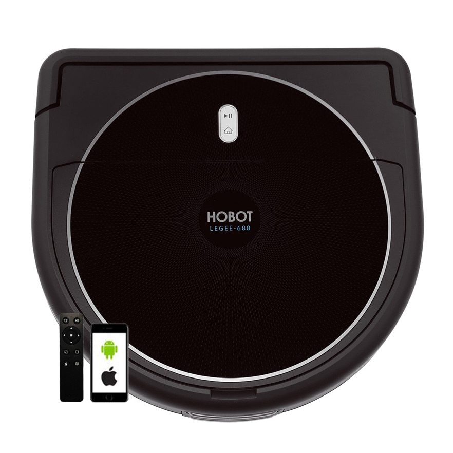 Aspirator Mop Robot, Legee 688 4 in 1, cu Aplicatie mobila, Telecomanda, FastBrush, Navigare Smart, Negru