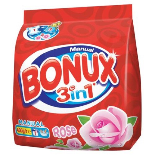 Pachet 20 Bucati-Bonux Manual, Detergent Pentru Rufe 400 g,20x400g