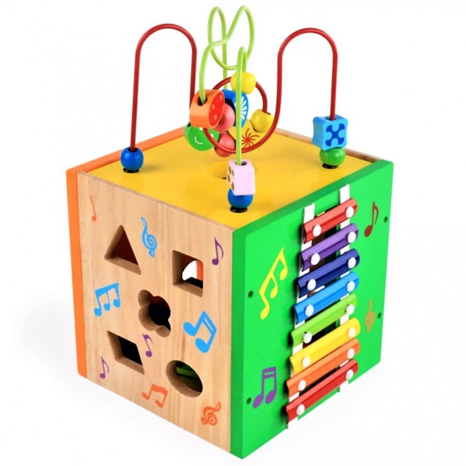 Cub educativ multifunctional din lemn