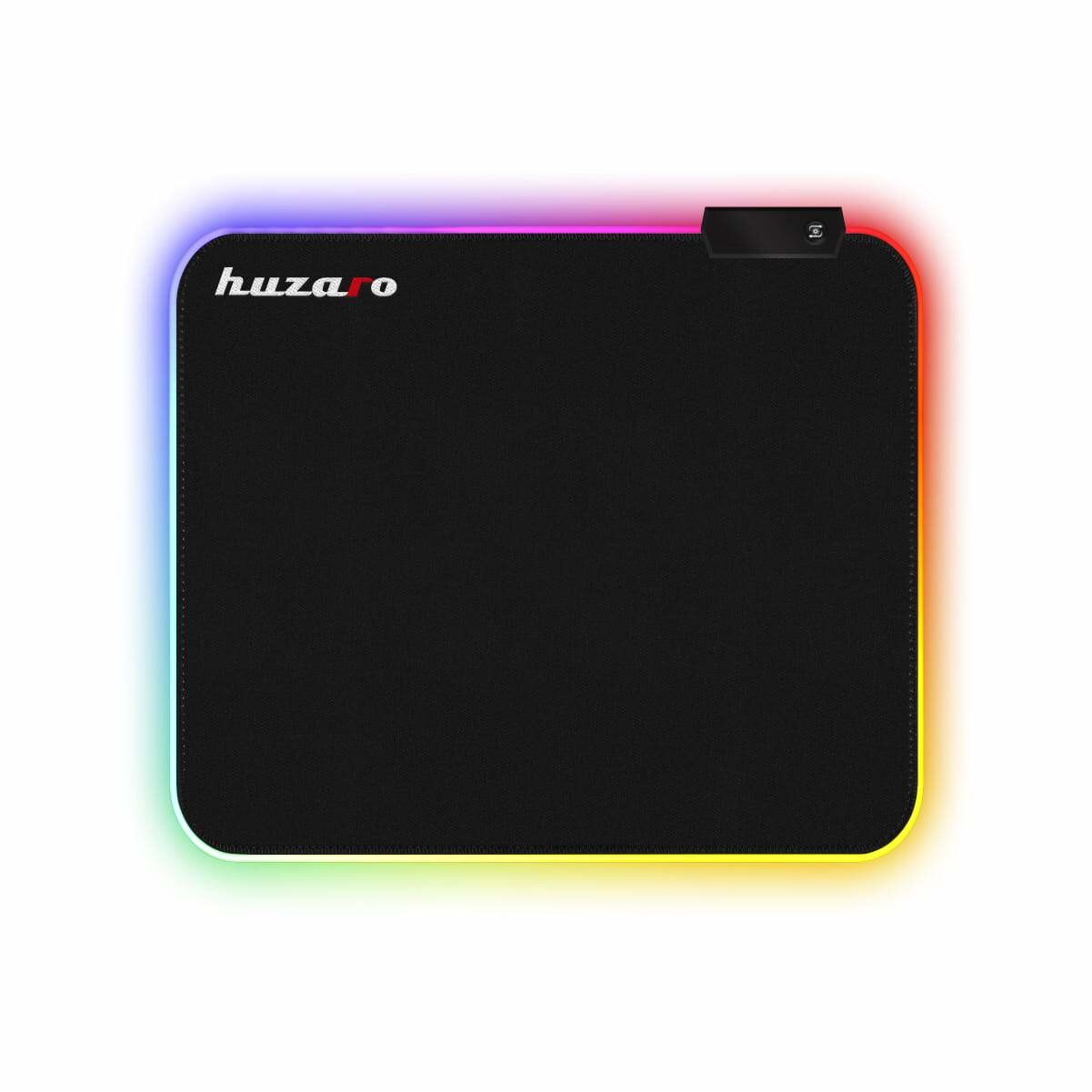 Mousepad gaming, HUZARO, iluminat, led, rgb, 32x27cm