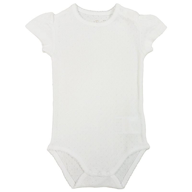 Body, Mayoral, cu maneca scurta, ivoire, 1-2 luni