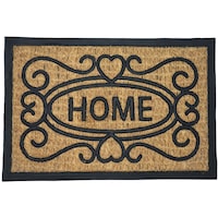 Covoras intrare Casa Plastor, fibre cocos, Home ,60x40cm