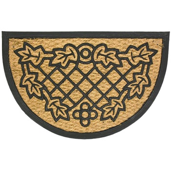 Covoras intrare Casa Plastor, fibre cocos, Semiluna Leaves ,60x40cm Covoras intrare Casa Plastor, fibre cocos, Semiluna Leaves ,60x40cm