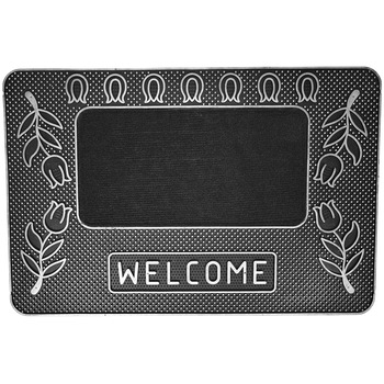 Covoras intrare Casa Plastor, cauciuc, Welcome, 60x40cm, negru Covoras intrare Casa Plastor, cauciuc, Welcome, 60x40cm, negru
