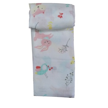 Paturica din bambus si bumbac organic - Forest Friends Paturica din bambus si bumbac organic - Forest Friends