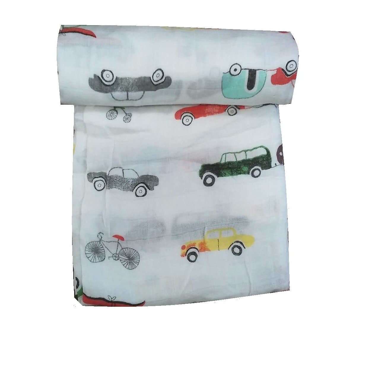 Paturica din bambus si bumbac organic - Masini